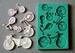 Silicone Mould Bicycles Sugarcraft Cake Decorating Fondant / fimo mold 