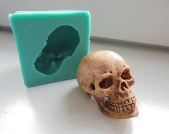 Silicone Mould SKULL HALLOWEEN Sugarcraft Cake Decorating Fondant / fimo mold