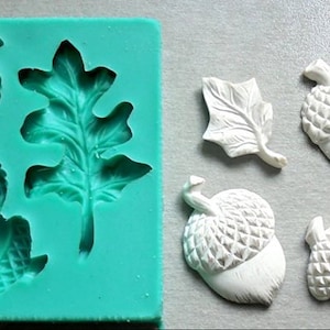 Silicone Mould ACORNS Sugarcraft Cake Decorating Fondant / fimo mold