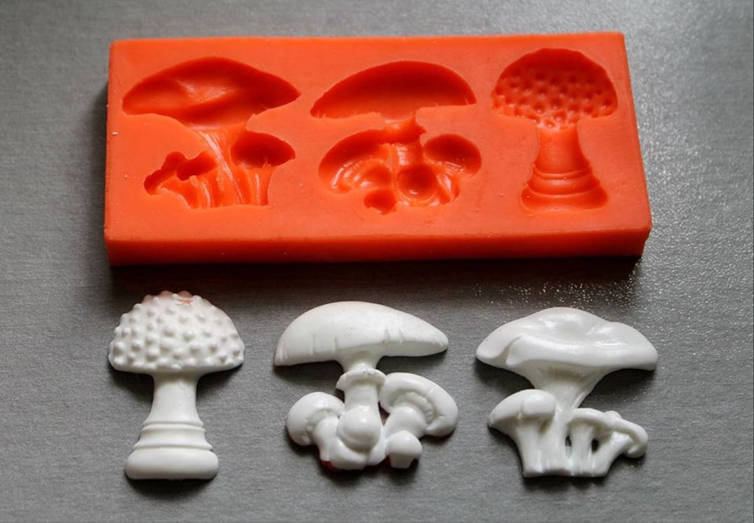 Mushroom Shaped Silicone Mould Mushroom Cake Mould Vegetable Fondant Candy  Mould Round Silicone Molds 