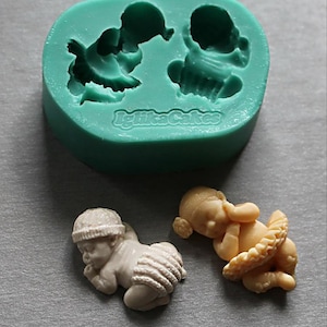 Silicone Mould Little baby Sugarcraft Cake Decorating Fondant / fimo mold