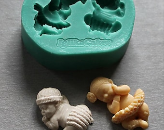 Silicone Mould Little baby Sugarcraft Cake Decorating Fondant / fimo mold