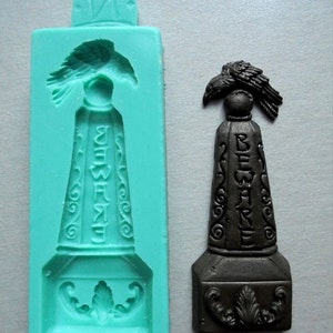 Silicone Mould HALLOWEEN Headstone 2 by DOMOZETOV ART