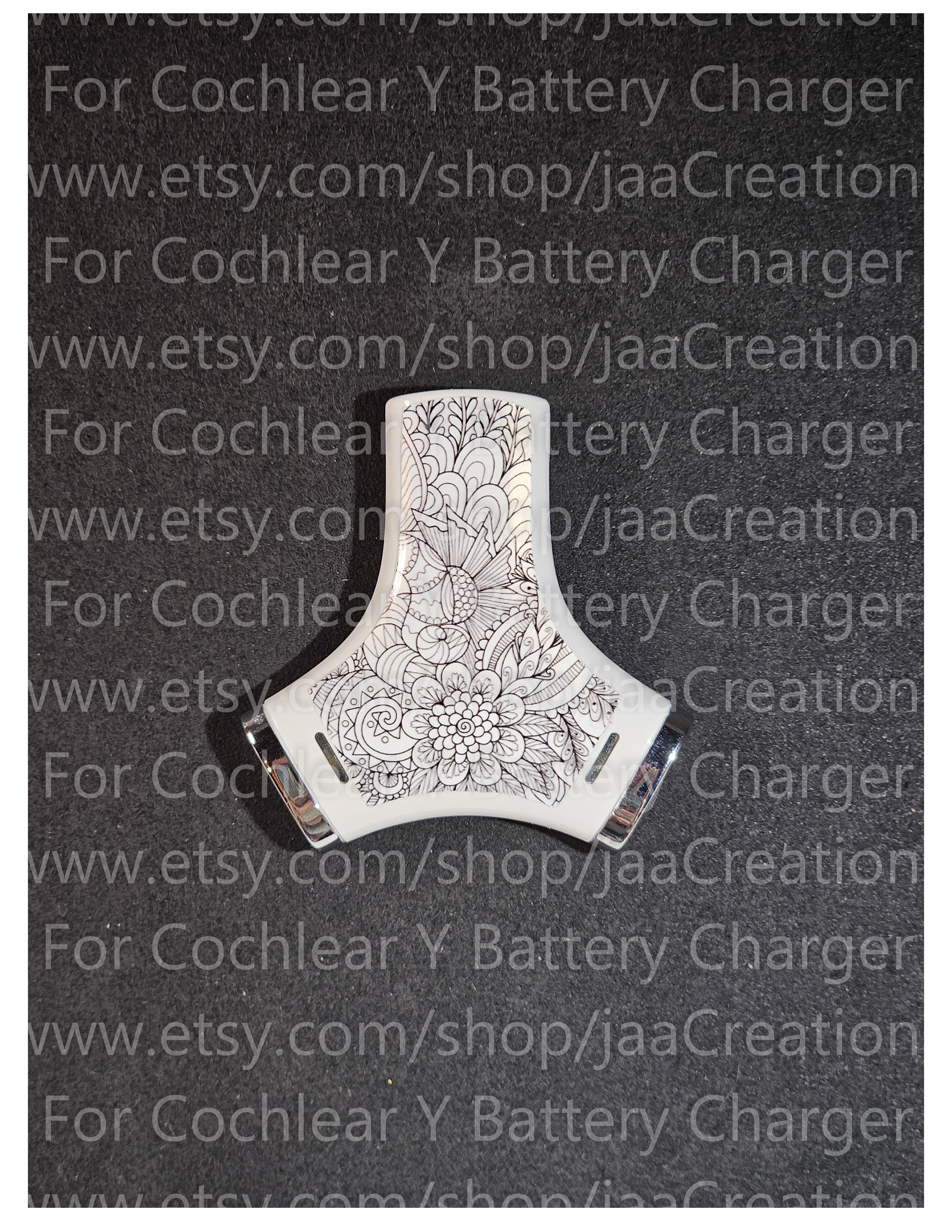 N7 and N8 Cochlear Y Battery Charger Sticker
