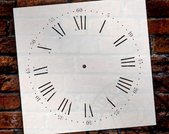 Nantucket Clock Stencil - Select Size -SKU: STCL406