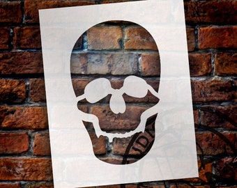 Simple Skull - Art Stencil - Select Size - STCL1269 by StudioR12
