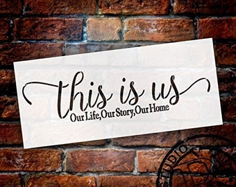Romantic stencil | Etsy
