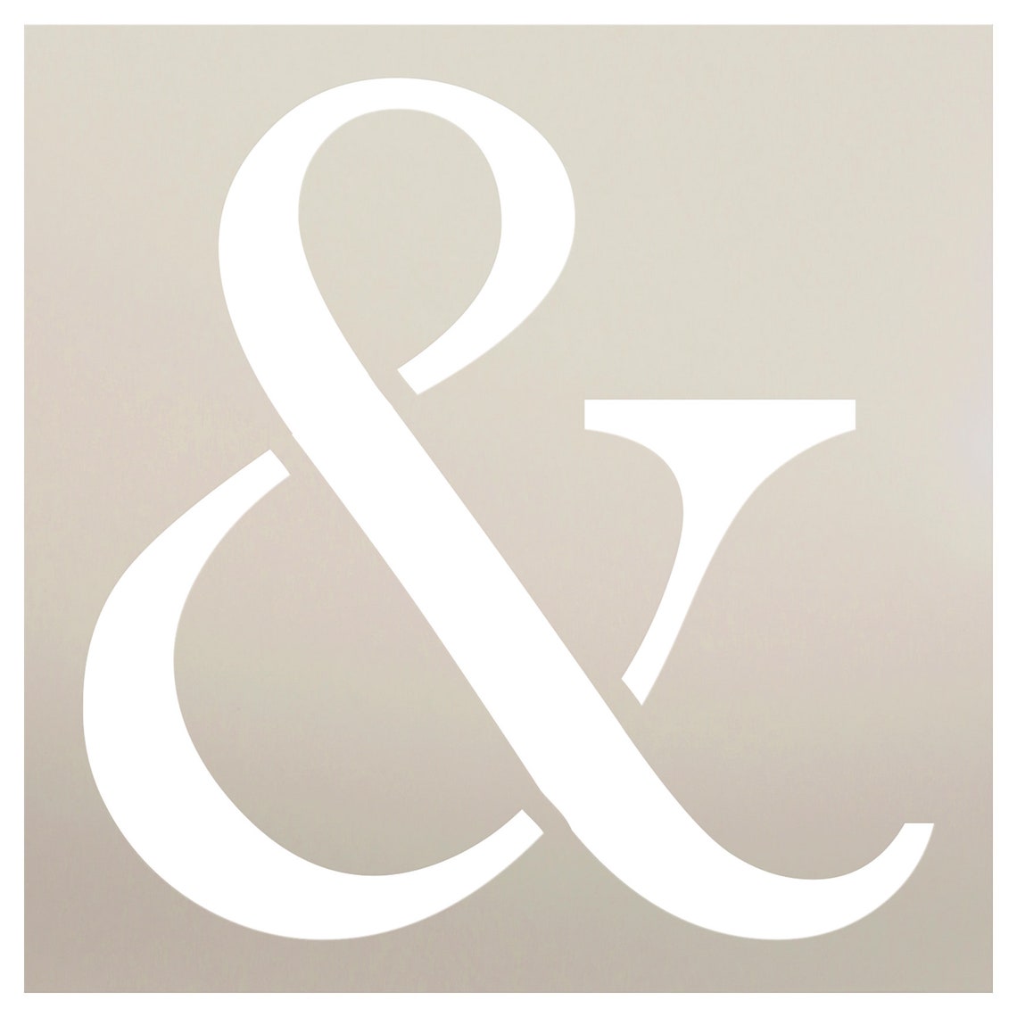 Classic Ampersand Stencil By StudioR12 Select Size Etsy classic-ampersand-stencil-by-studior12-select-size-etsy