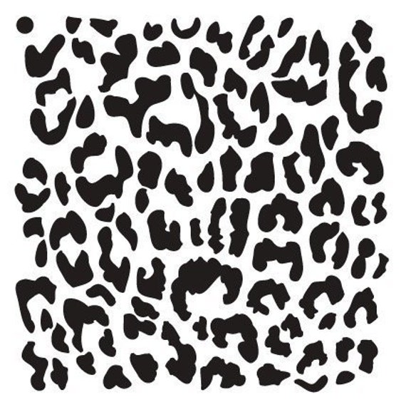 Printable Leopard Print Stencil - Printable World Holiday