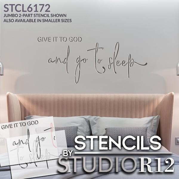 Give It to God and Go to Sleep Sign - Etsy