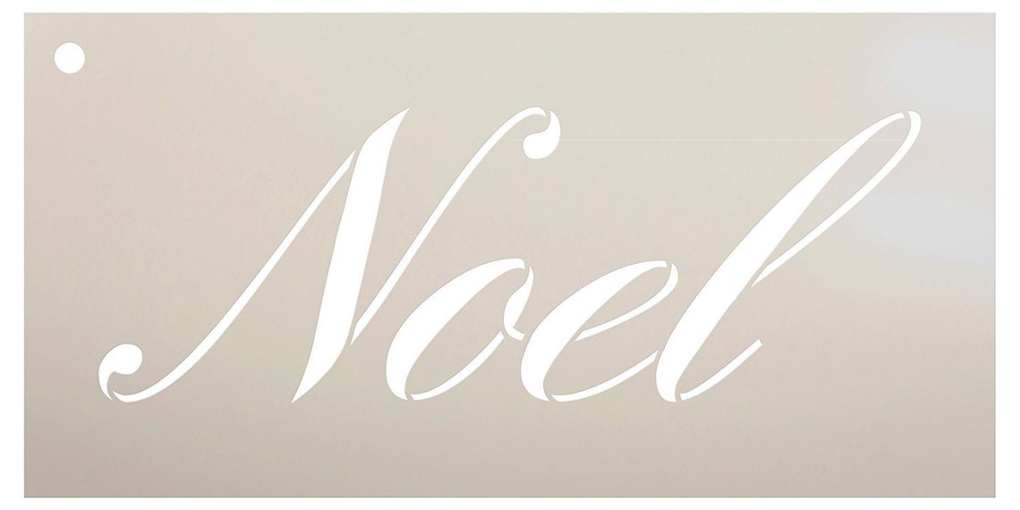 Noel Stencil by Studior12 Reusable Mylar Template Use for - Etsy