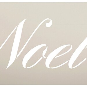Noel Stencil by Studior12 Reusable Mylar Template Use for Painting Wood ...
