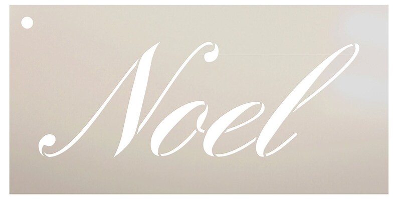 Noel Stencil by Studior12 Reusable Mylar Template Use for - Etsy