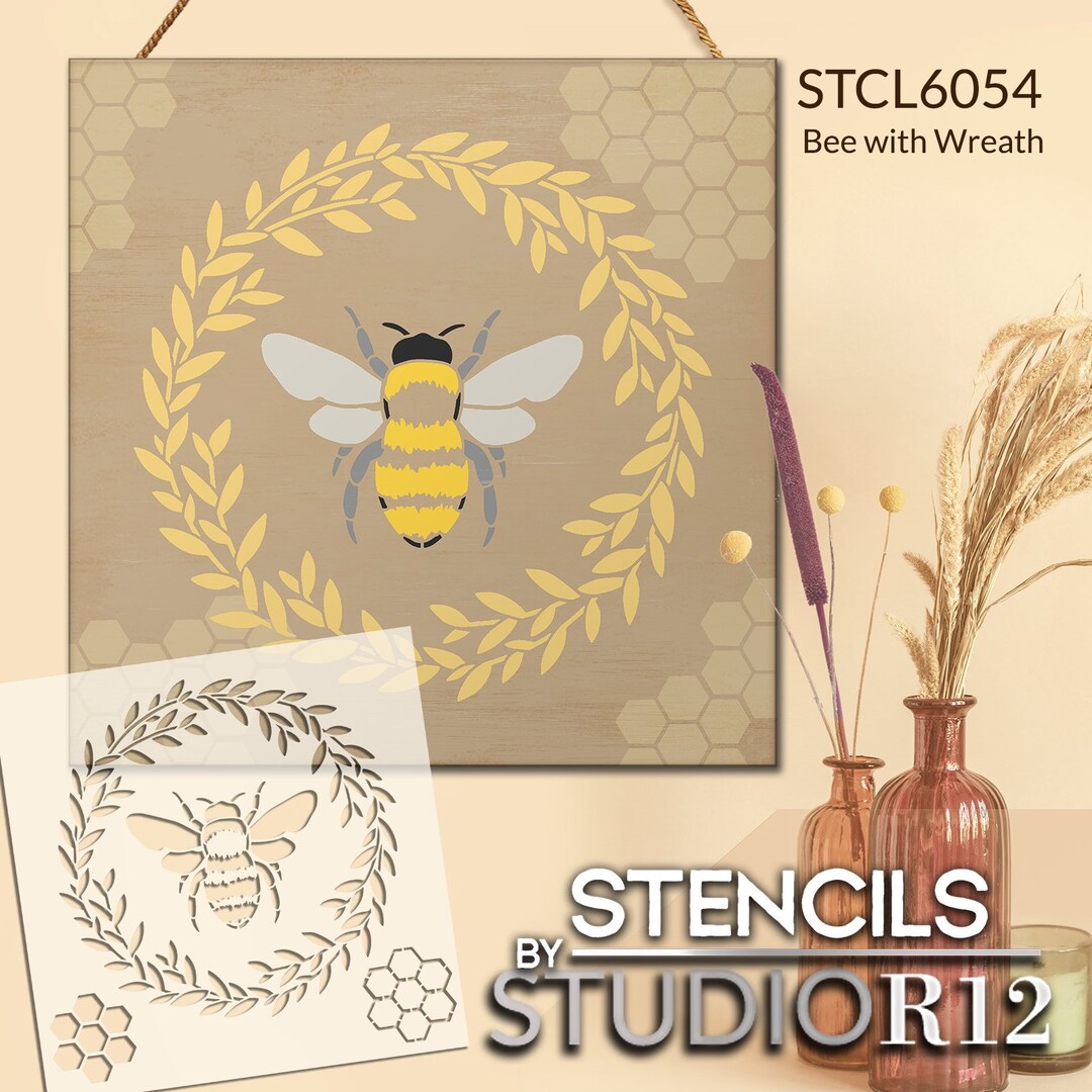 Rough Bricks - Pattern Stencil- Select Size - STCL703 - by StudioR12