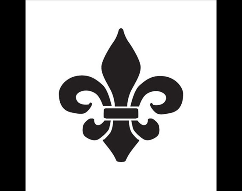 STCL918 Select Size Renaissance Fleur De Lis Art Stencil