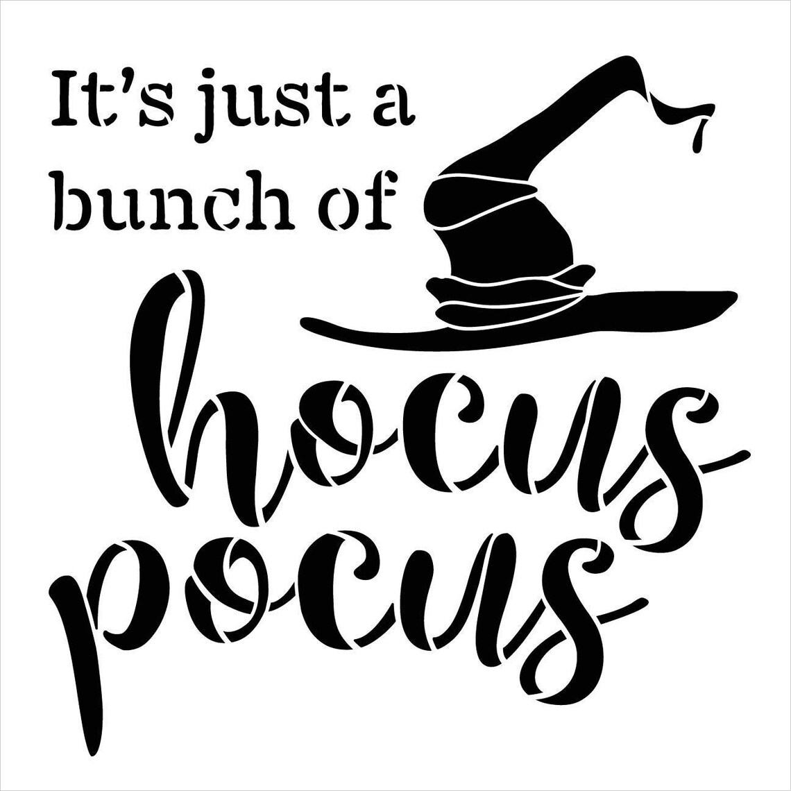 Hocus Pocus Stencil Printable