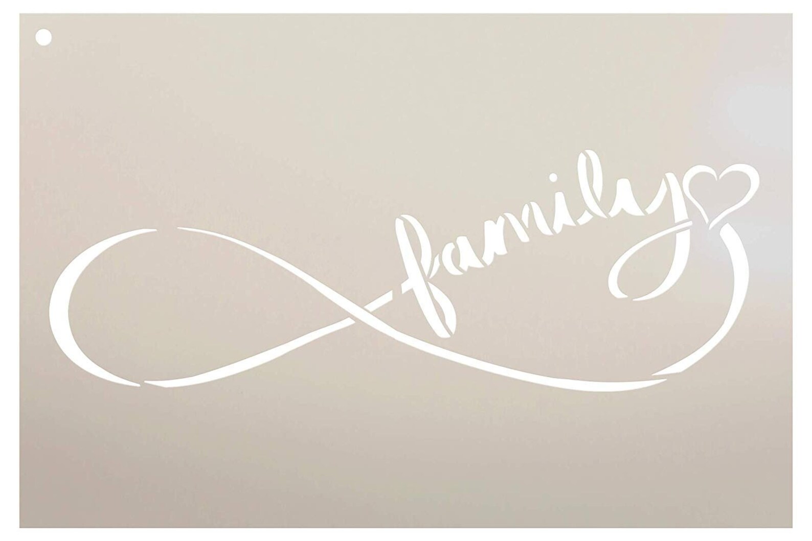 Family Infinity Symbol Stencil by Studior12 Reusable Mylar - Etsy