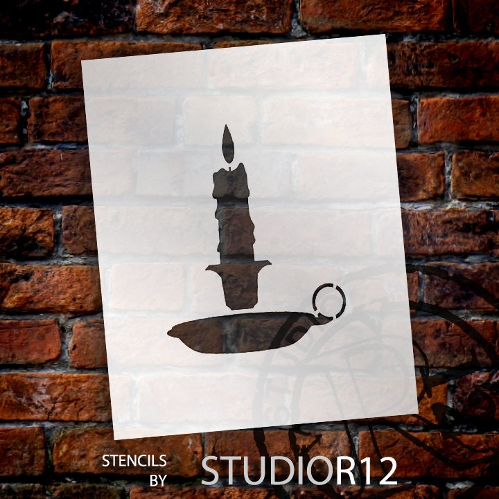 Christmas Shapes Stencil Candle Select Size STCL1554 Etsy