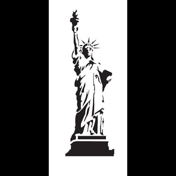 Statue of Liberty - Art Stencil - Select Size - STCL1119 - By StudioR12