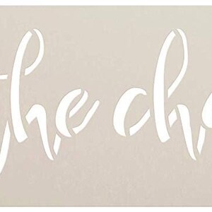 Be the Change Stencil by Studior12 Inspirational for Painting Wood Sign ...