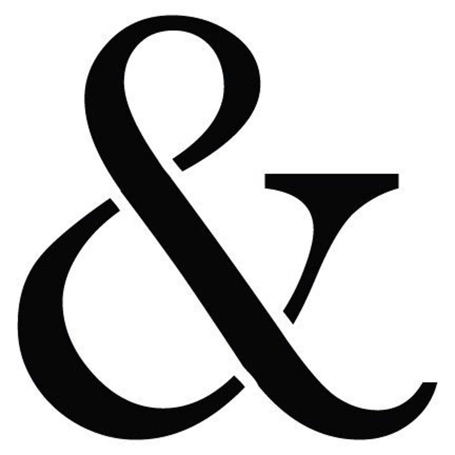 Classic Ampersand Stencil by StudioR12 Select Size | Etsy