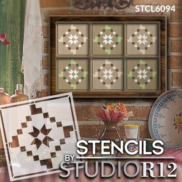 Barn Quilt Stencils - Etsy