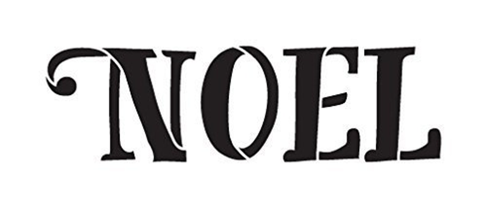 Noel Stencil by Studior12 Reusable Mylar Template Use for - Etsy