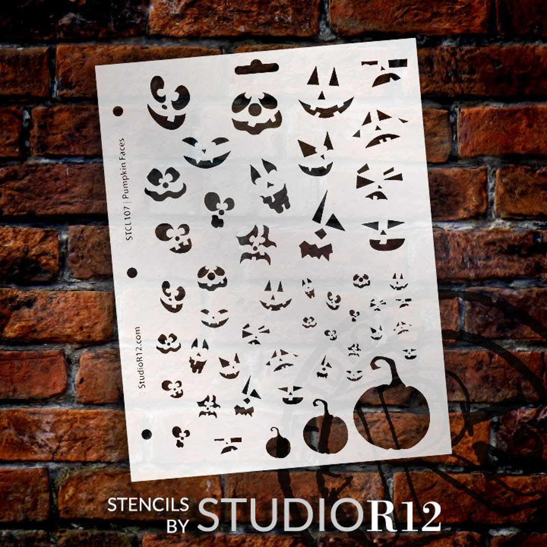 9 Set Small Christmas Stencils, 5x5 Inch Stencil for Painting on