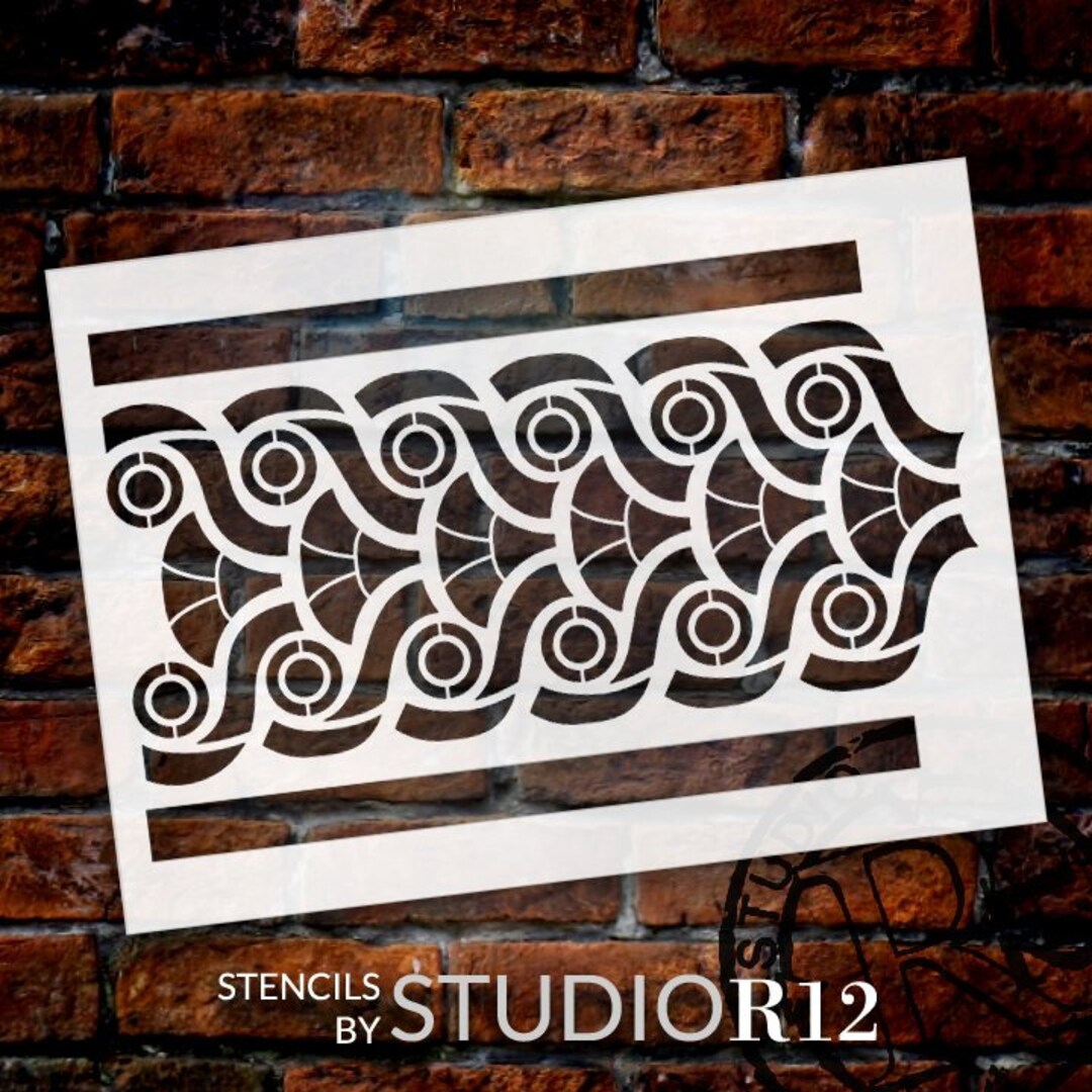 Circle Stencil by StudioR12  Simple Circle Shape Template