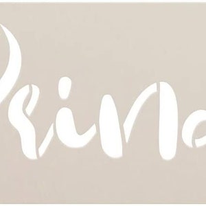 Princess Word Stencil by Studior12 DIY Pretty Cursive Script Home Decor ...