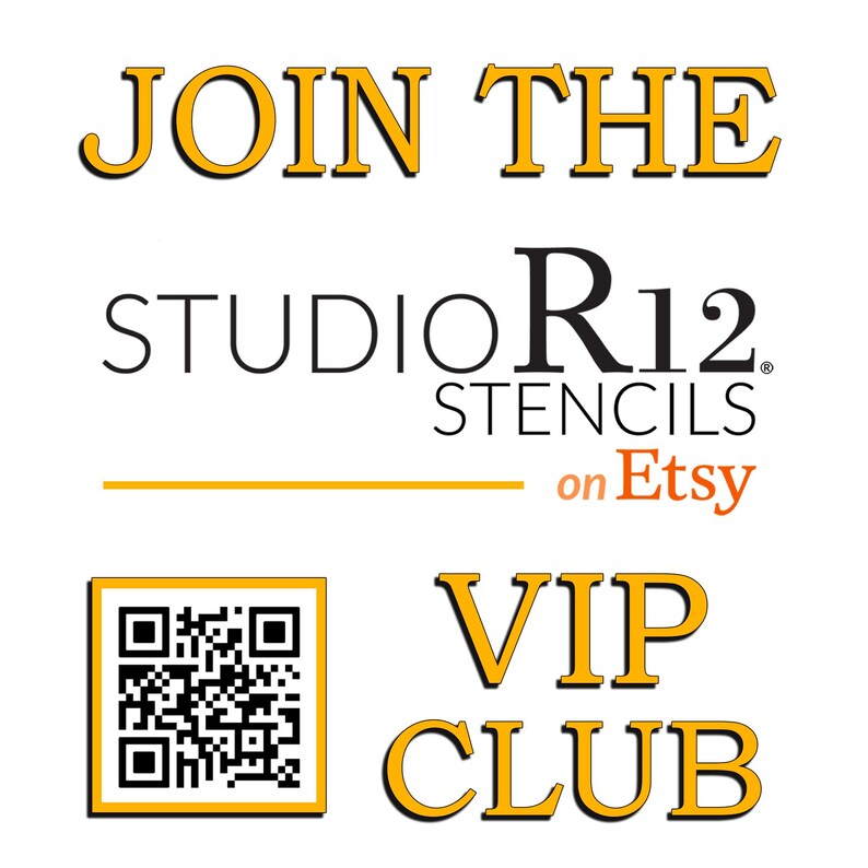 Fall Leaves Mini Pattern Stencil by Studior12 DIY Fall Decor Journal