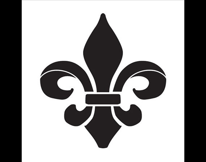 STCL918 Select Size Renaissance Fleur De Lis Art Stencil