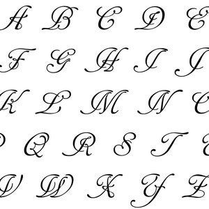Cursive Monogram Stencil With Laurels and Diamond by Studior12 - Etsy