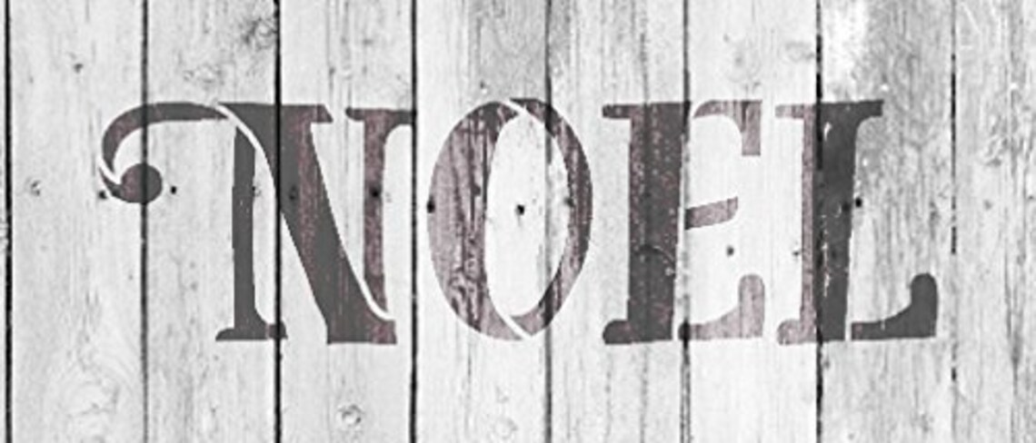 Noel Stencil by Studior12 Reusable Mylar Template Use for - Etsy