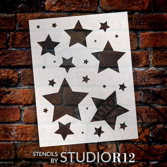 Star Stencil - Art and Wall Stencil