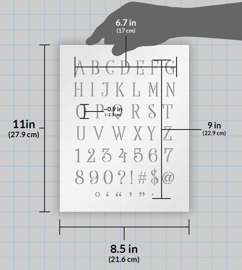 DIY Home Coordinates Stencil Set by Studior12 Stencil Kit - Etsy