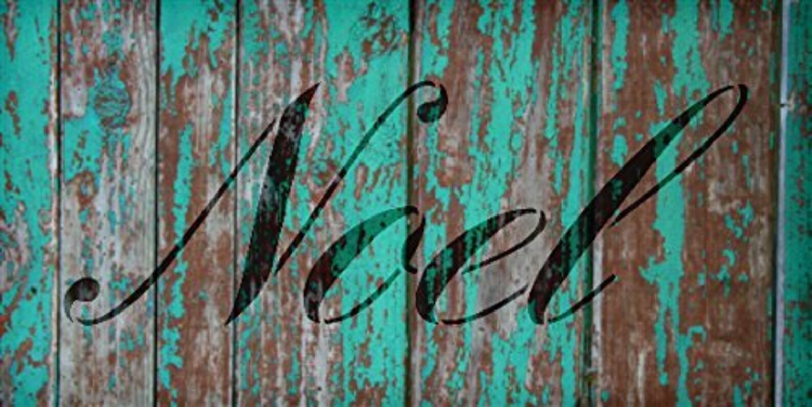 Noel Stencil by Studior12 Reusable Mylar Template Use for - Etsy