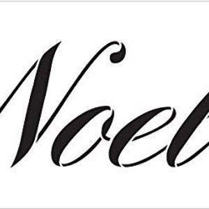 Noel Stencil by Studior12 Reusable Mylar Template Use for Painting Wood ...