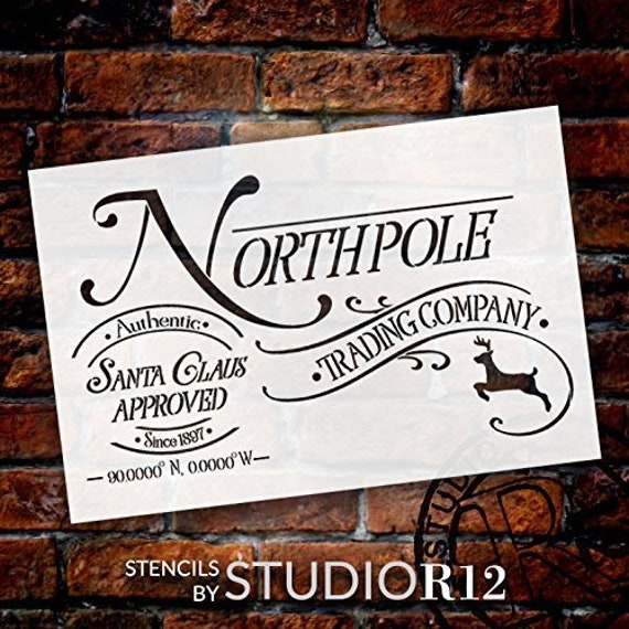 North Pole Trading Stencil Reusable Christmas Stencils -  Norway