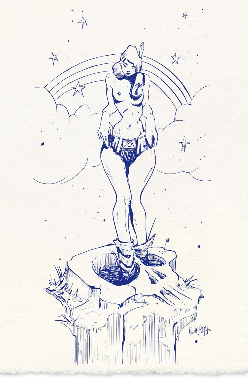 Transmutation #1 Letterpress Print Deckled Edge