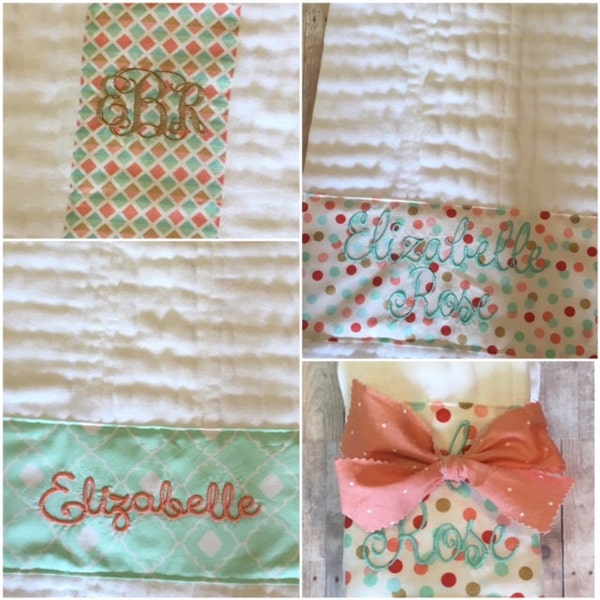 Custom Burp Cloth Make Your Own Burp Cloth