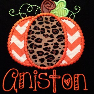 Personalized Pumpkin Shirt or One Piece BodySuit
