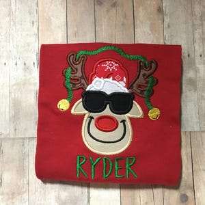 Cool Reindeer Christmas Shirt
