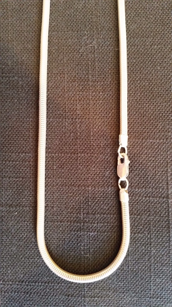 20" snake chain sterling Gem