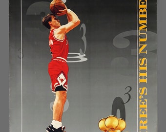 マイケル ジョーダン ポスター ビンテージ シカゴ ブルズ