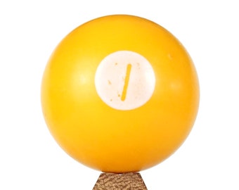 No. 1 Miniature Billiard Ball Yellow One I Small Ball