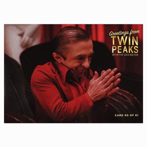 Twin Peaks Gold Box-kaartkaart # 60 van 61 The Man from Another Place Michael J. Anderson Dwarf
