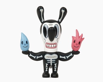 Gary Baseman Vinyl Figurine Fire Water Bunny Bones Dia De Los Muertos