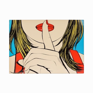 Impressão IKEA Solmyra de 1999 sobre quadro Deborah Azzopardi, arte de parede, pop art vintage