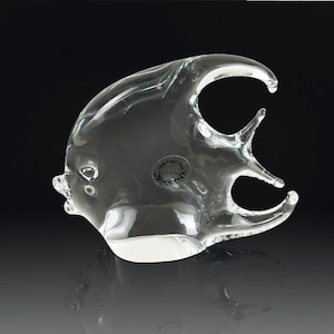 Vincenzo Nason Murano Crystal Glass Fish Italy image 1